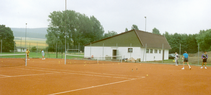 Sportheim DSC Sportheim mit Tennisplätzen